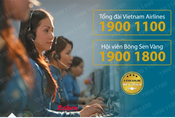 Thông tin số điện thoại tổng đài vietnam airlines