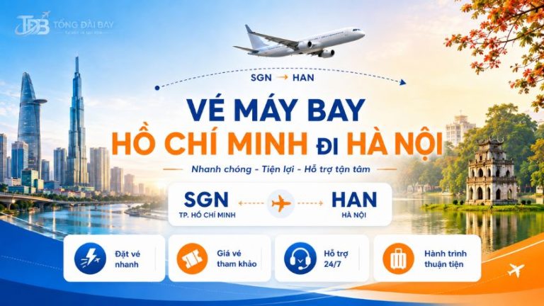 Vé Máy Bay Hồ Chí Minh Đi Hà Nội