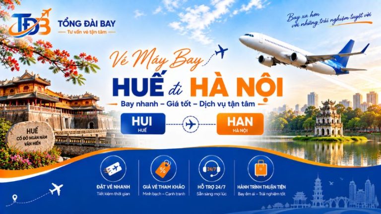 Vé máy bay Huế đi Hà Nội