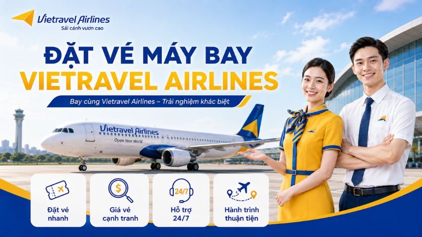 vé máy bay Vietravel Airlines